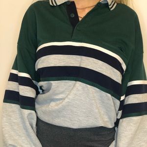 Vintage collared crewneck